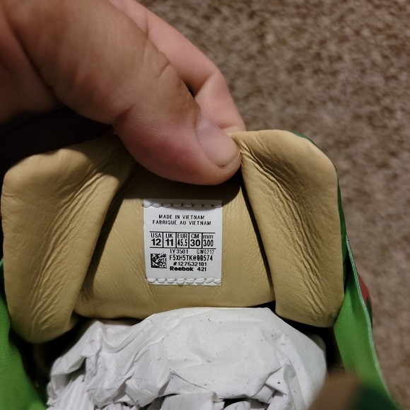 REEBOK X OG JURASSIC PARK WORLD INSTAPUMP FURY GW0212 GIANT ATTACK - Picture 16 of 16